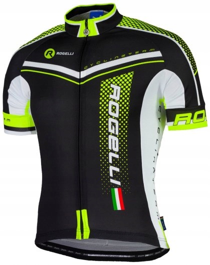 Rogelli koszulka rowerowa kolarska GARA MOSTRO czarny-fluor L