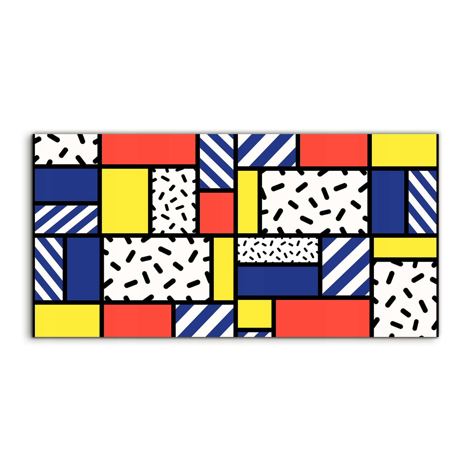 Akrylový obraz 100x50 s grafikou Geometria Abstrakcia