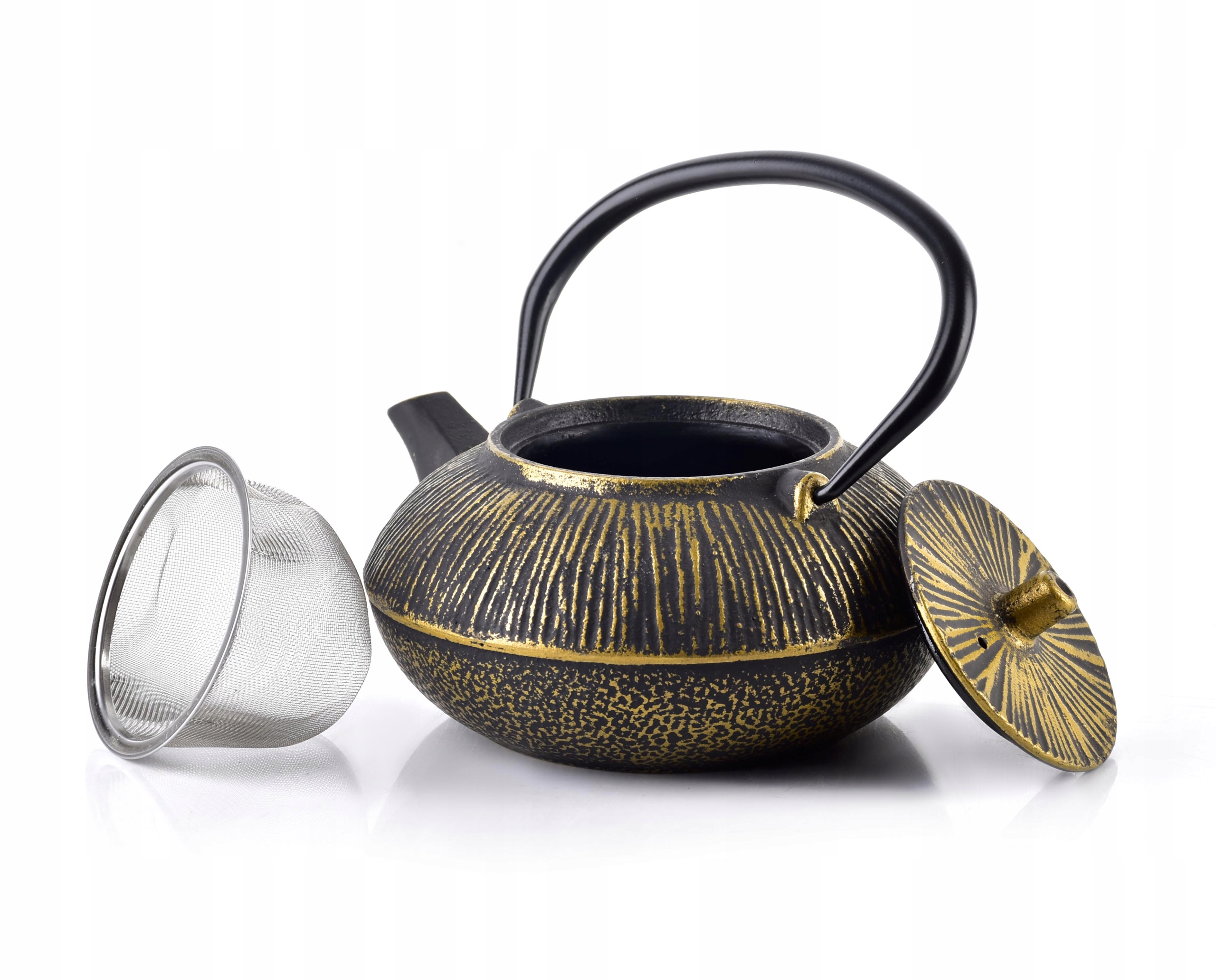 Litinová konvice na čaj s konvičkou a sítkem 0,8 L 5743