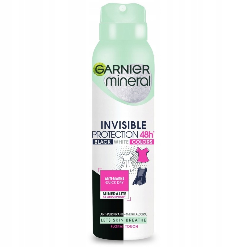 GARNIER DEO MINERAL INVISIBLE PROTECTION 48H BWC F
