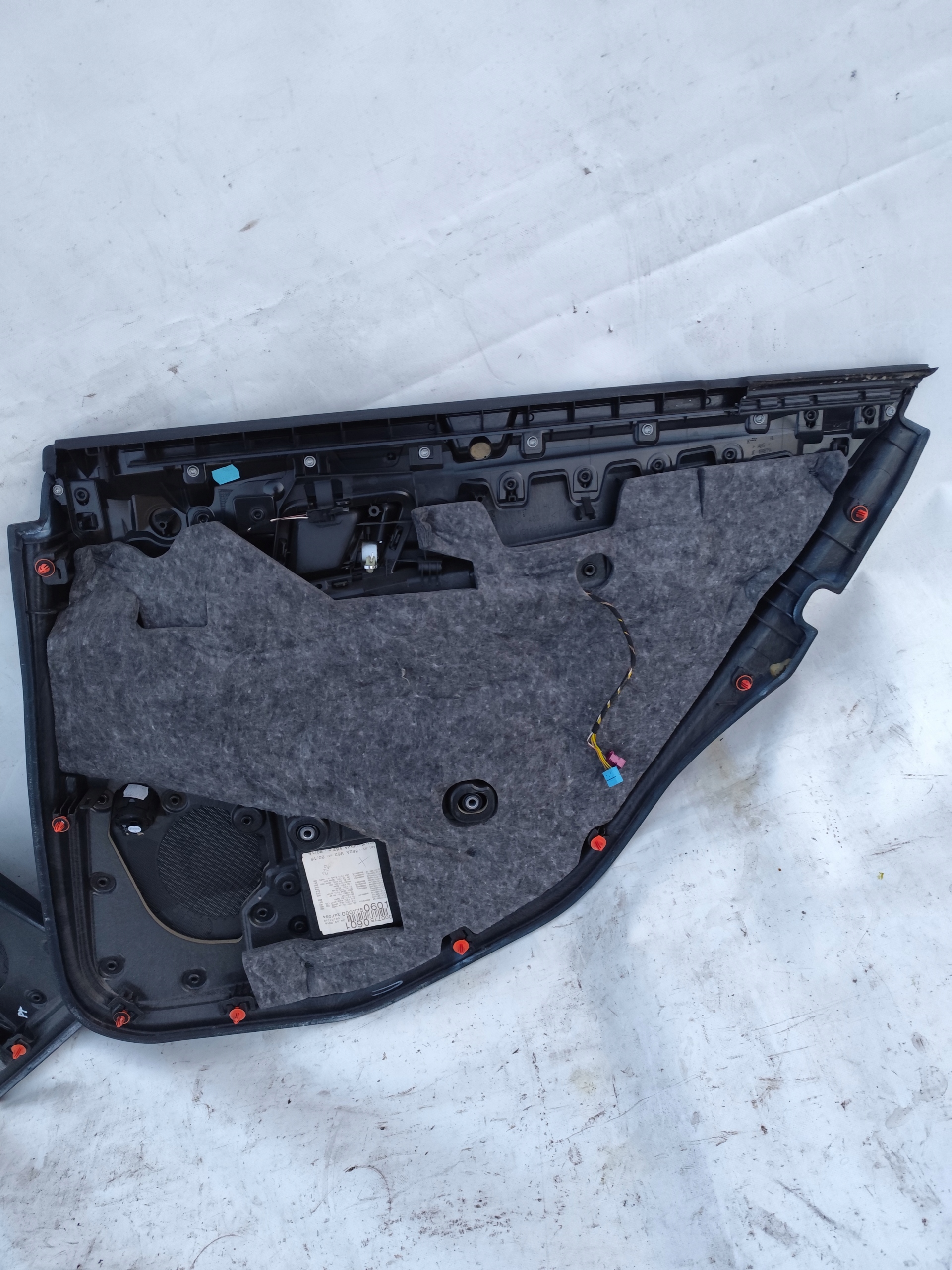 MERCEDES W212 upholstery door rear part right left