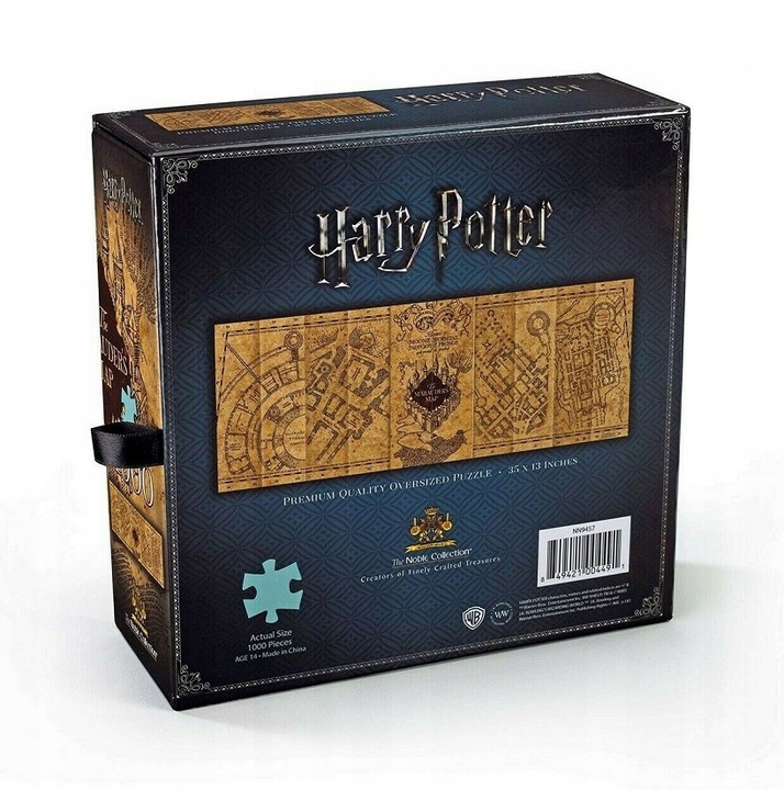 Puzzle 1000 el. HARRY POTTER Mapa Huncwotów Marauder's Map Marka Noble Collection