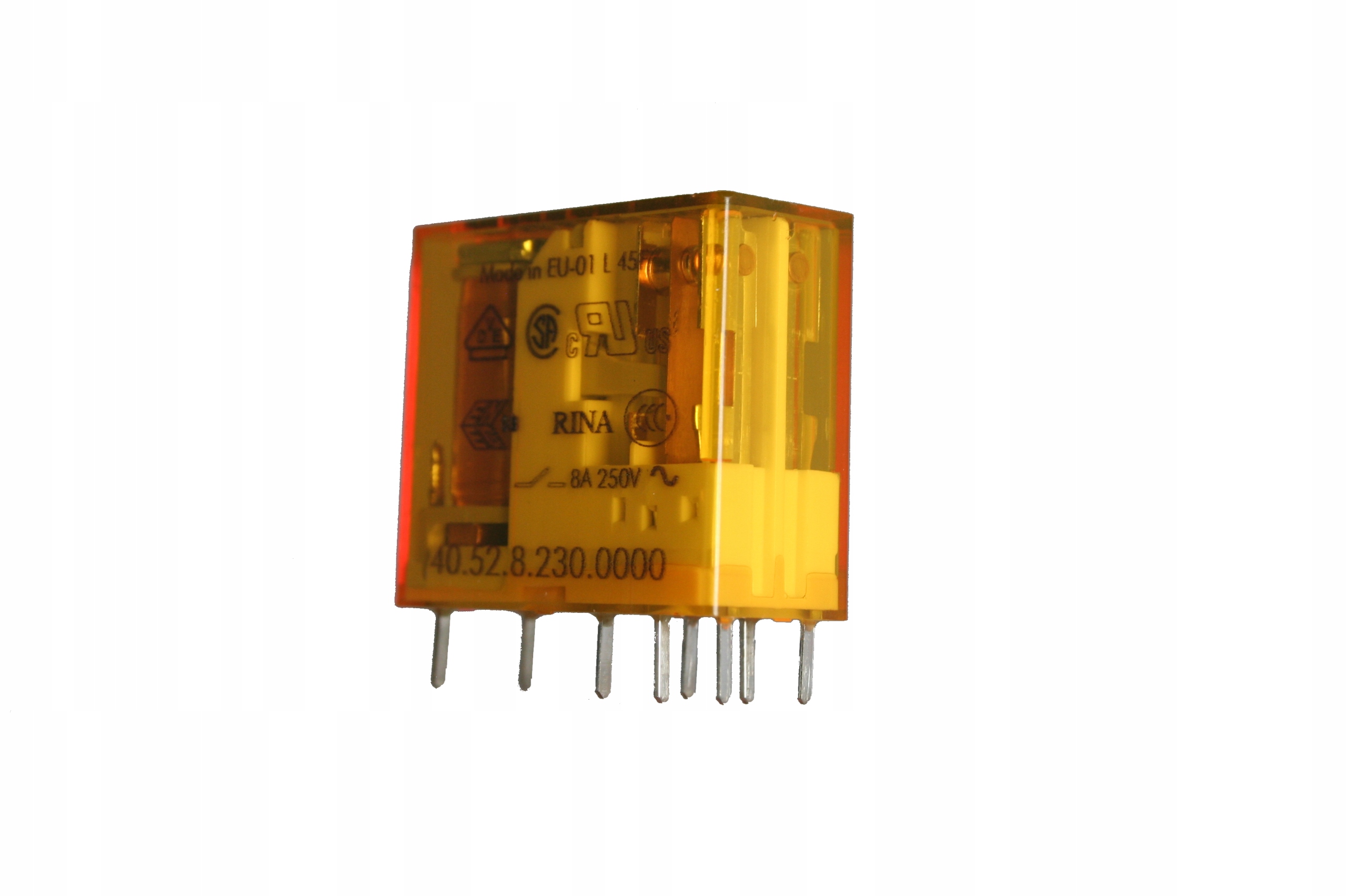 PRZEKAŹNIK 230VAC 2x8A FINDER 40.52.8.230.0000 EAN (GTIN) 5901885207209