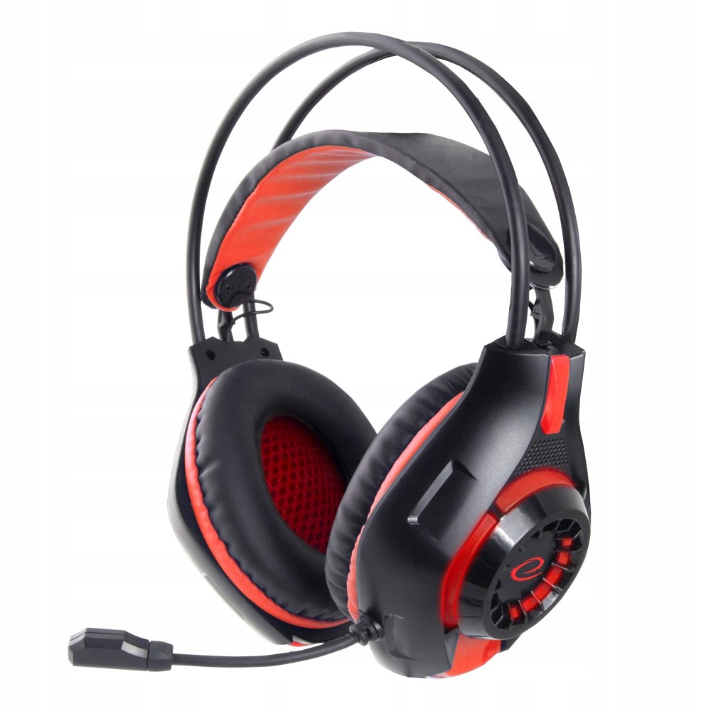 EGH420R Esperanza słuchawki z mikrofonem gaming deathstrike czerwone Espera