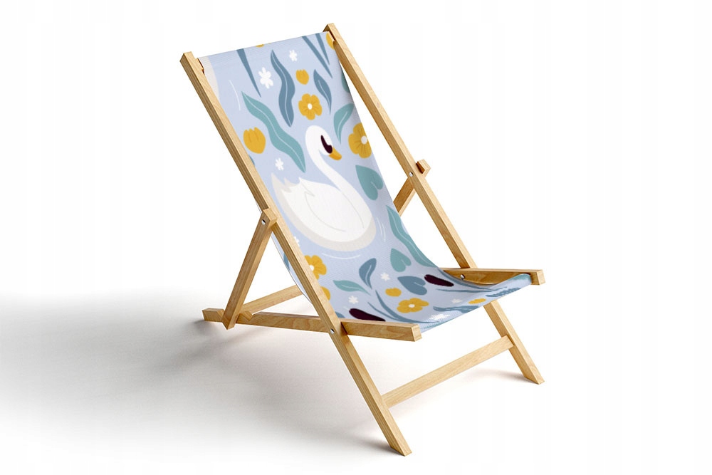 Dřevěné Lehátko jako dárek Labuť na vodě