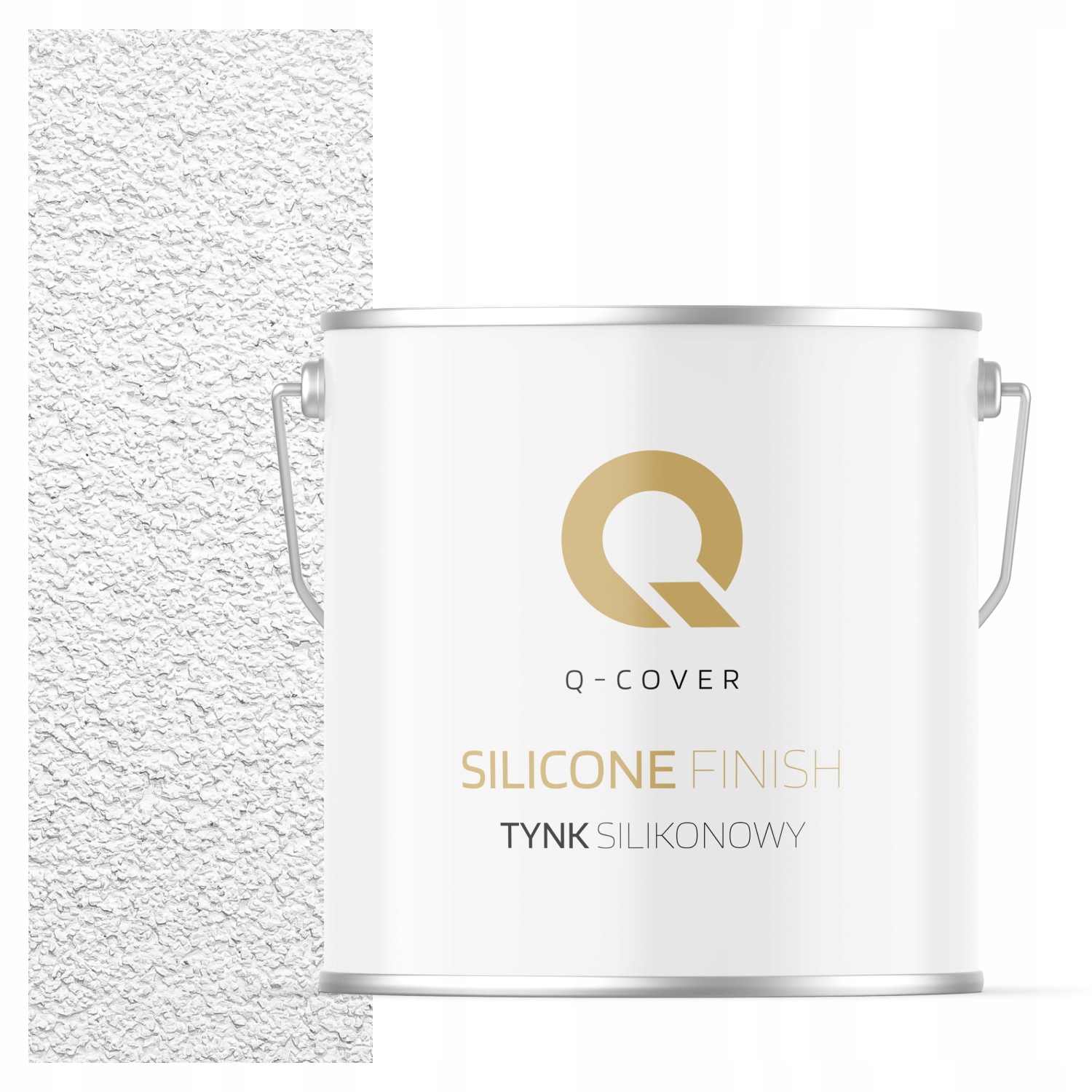 Tynk Silikonowy Elewacyjny Biały Ciepły F101 7KG Baranek Granulacja 1.5mm