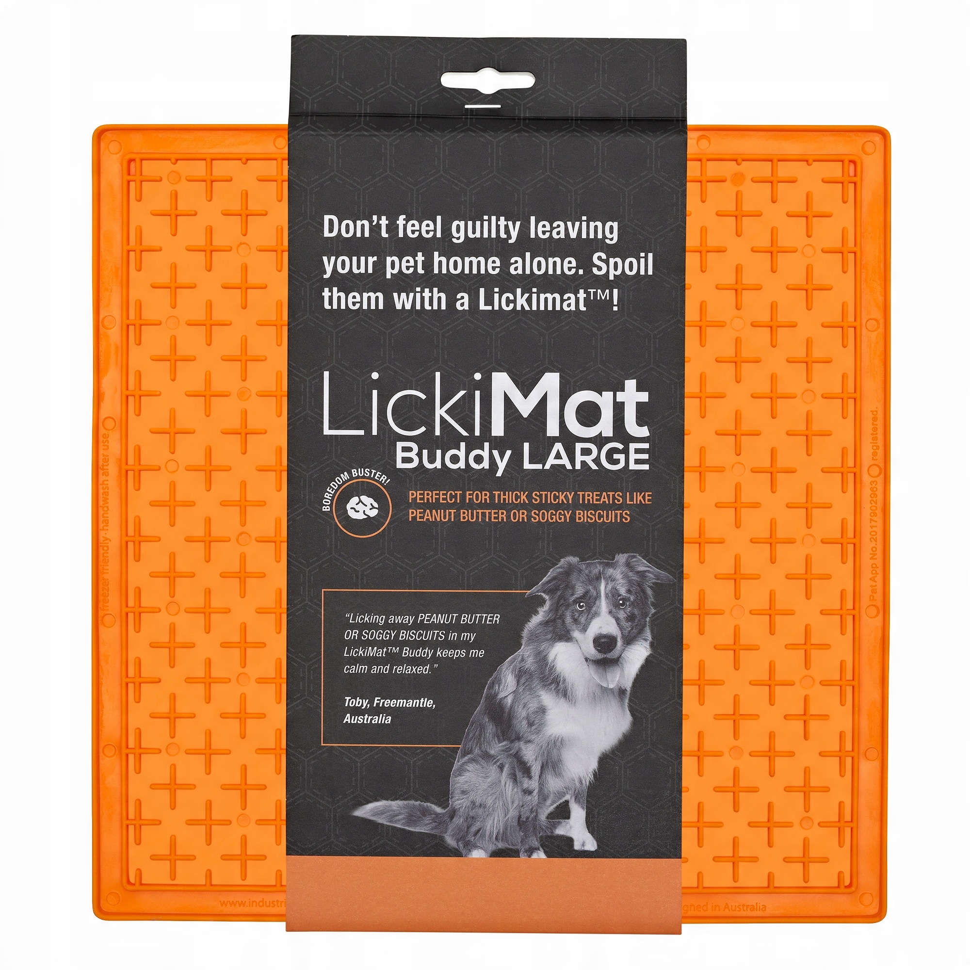 

Mata LickiMat Classic Buddy Large pomarańczowa