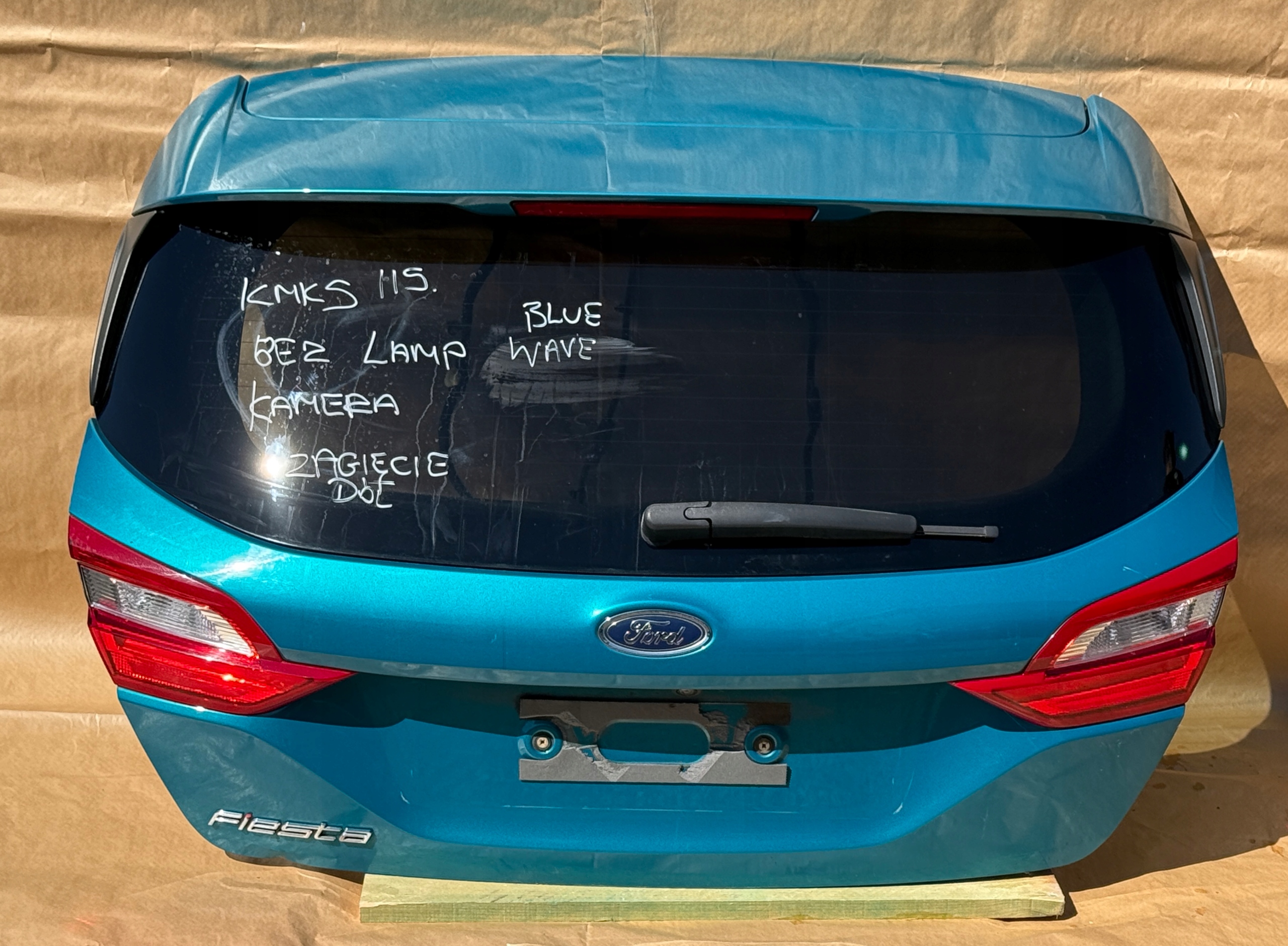 FORD FIESTA MK8 2017-2023 boot door BLUE WAVE original
