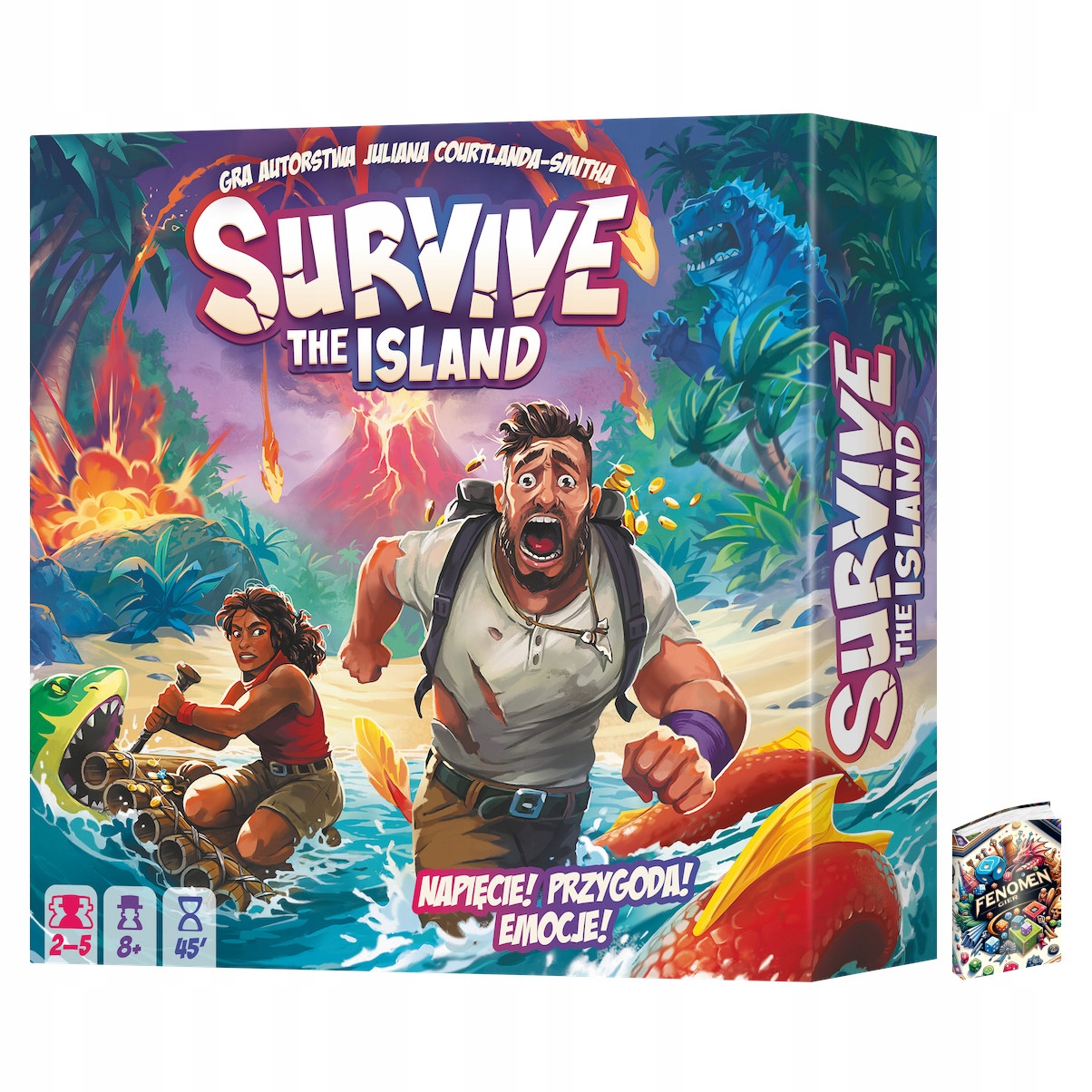 Survive the Island zdobądź skarb i ucieknij z wyspy +książka, 2-5 os, 8+