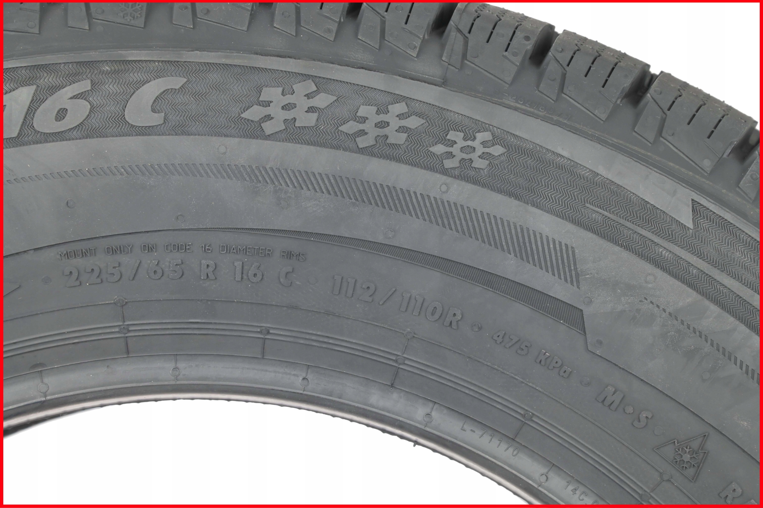 2 x 225/65R16C 112/110R Nordicca Van Matador ZIMA Model Nordicca Van