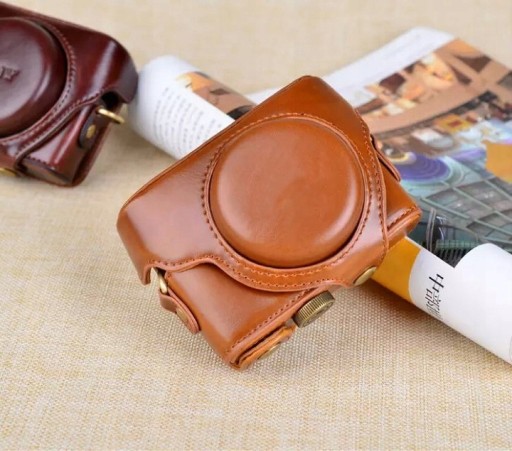 FUTERAŁ SKÓRZANY ETUI NA APARAT SONY RX 100 Marka bez marki