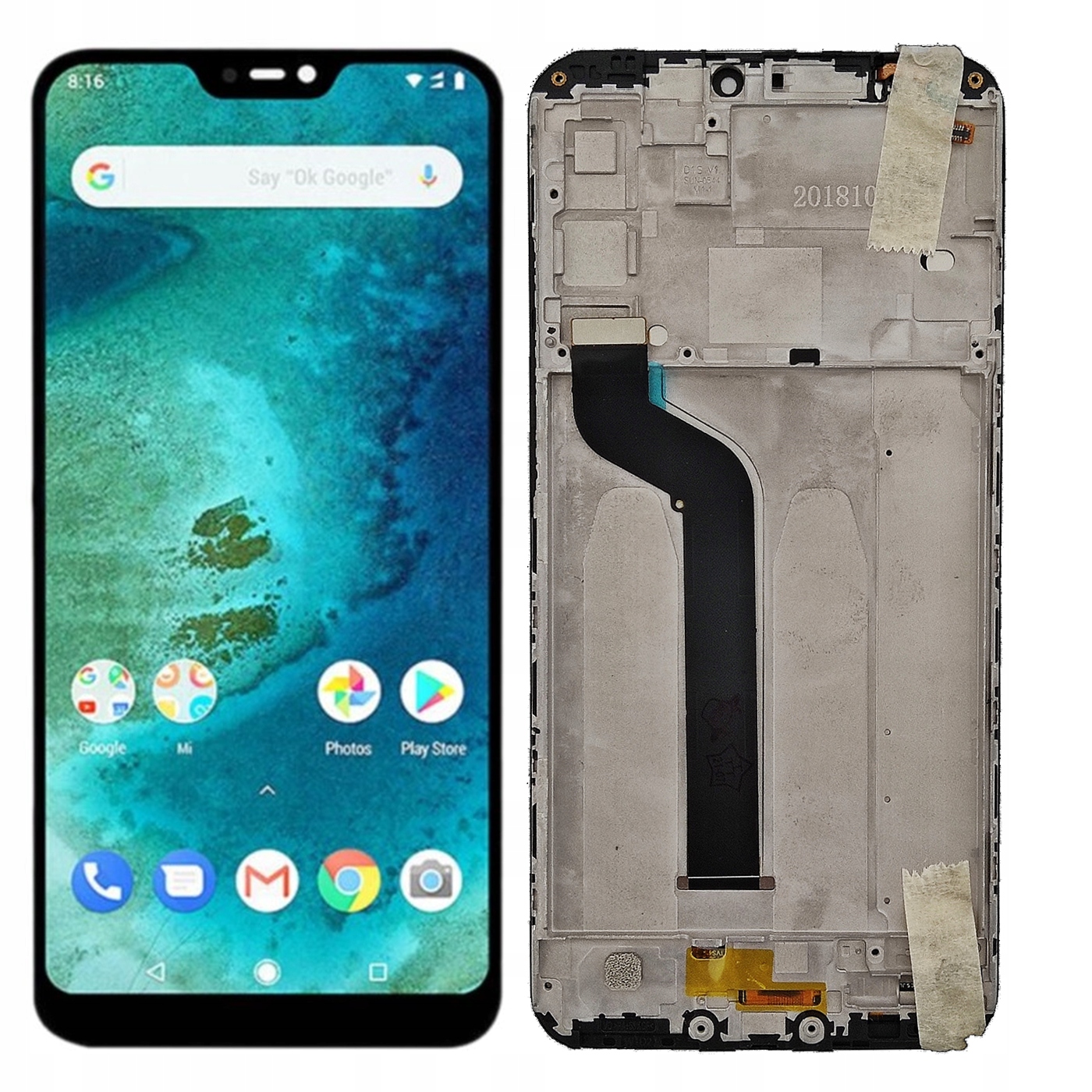 LCD EKRAN DO XIAOMI Mi A2 lite 6PRO RAMKA