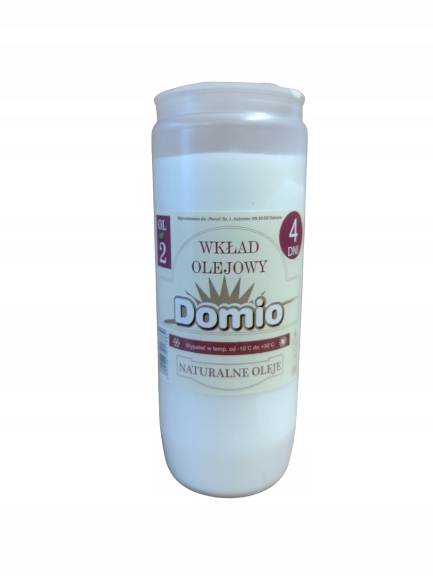 

Wkład do zniczy olejowy OL-2 4 dni Domio