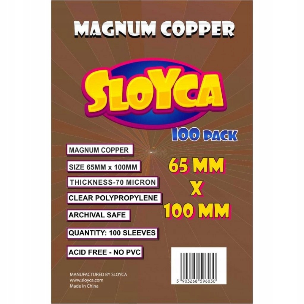

Sloyca Koszulki Magnum Cooper 65x100 mm 100 szt