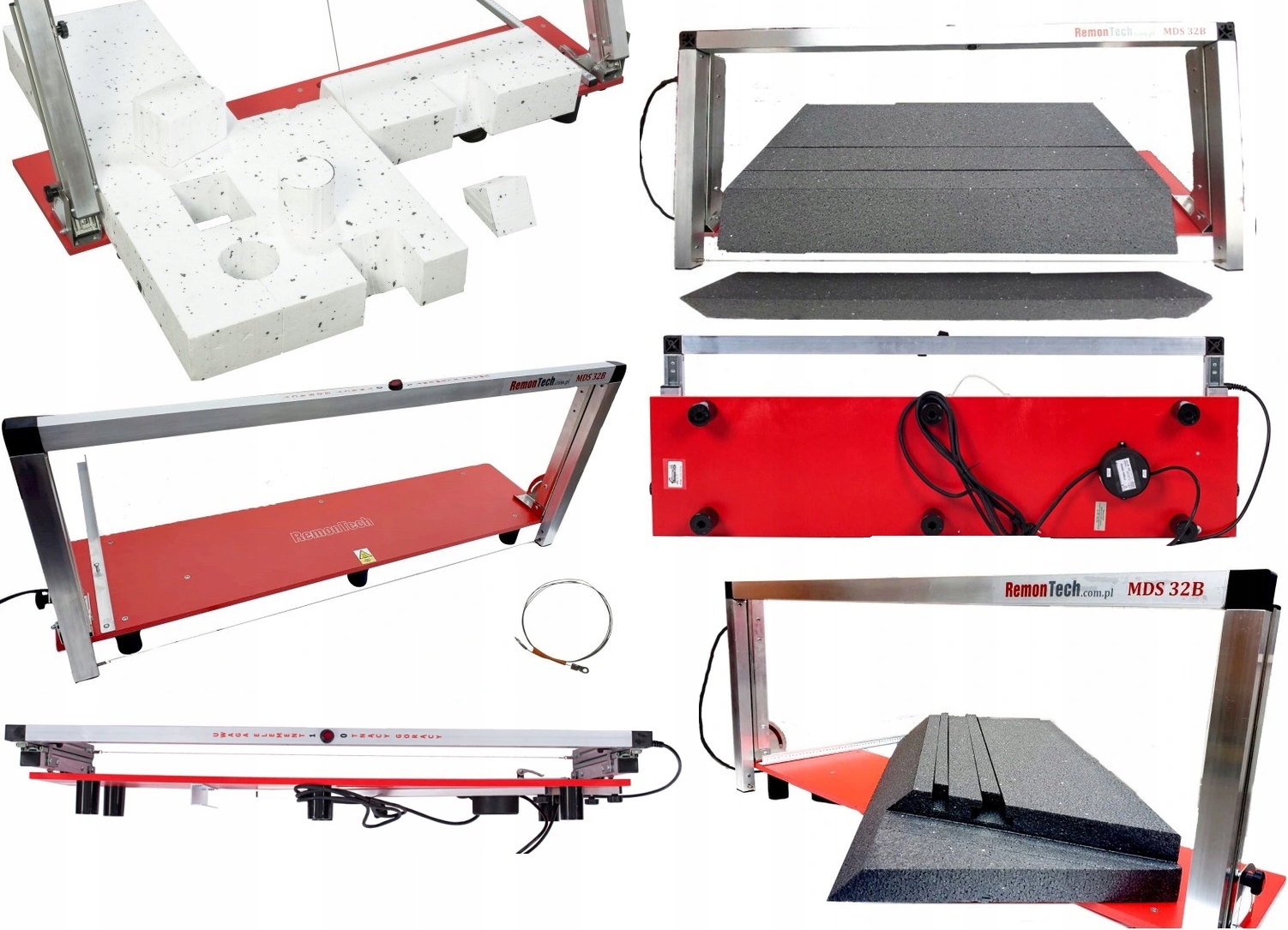 MASZYNA GILOTYNA DO CIĘCIA STYROPIANU REMONTECH 32B MDS32B