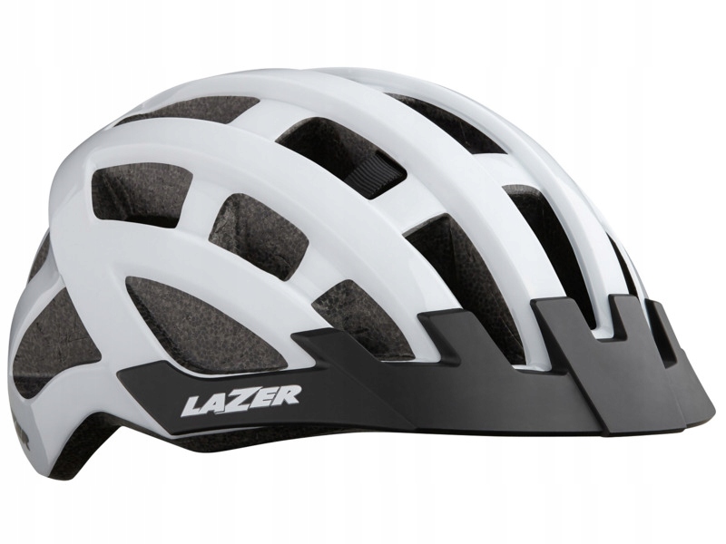 Kask rowerowy Lazer Compact Biały Mtb (rozmiar 54-61)