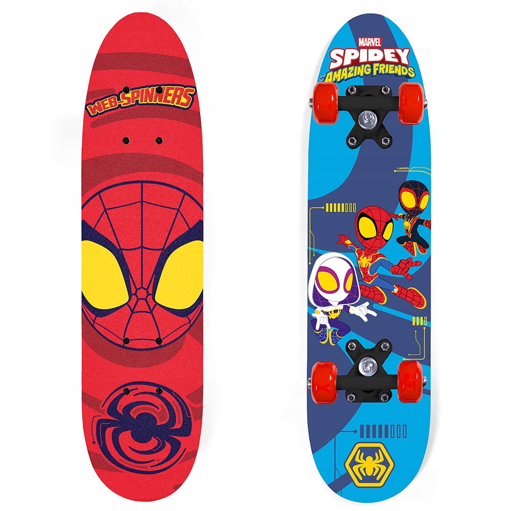 Dřevěná skateboardová deska Spidey pro děti