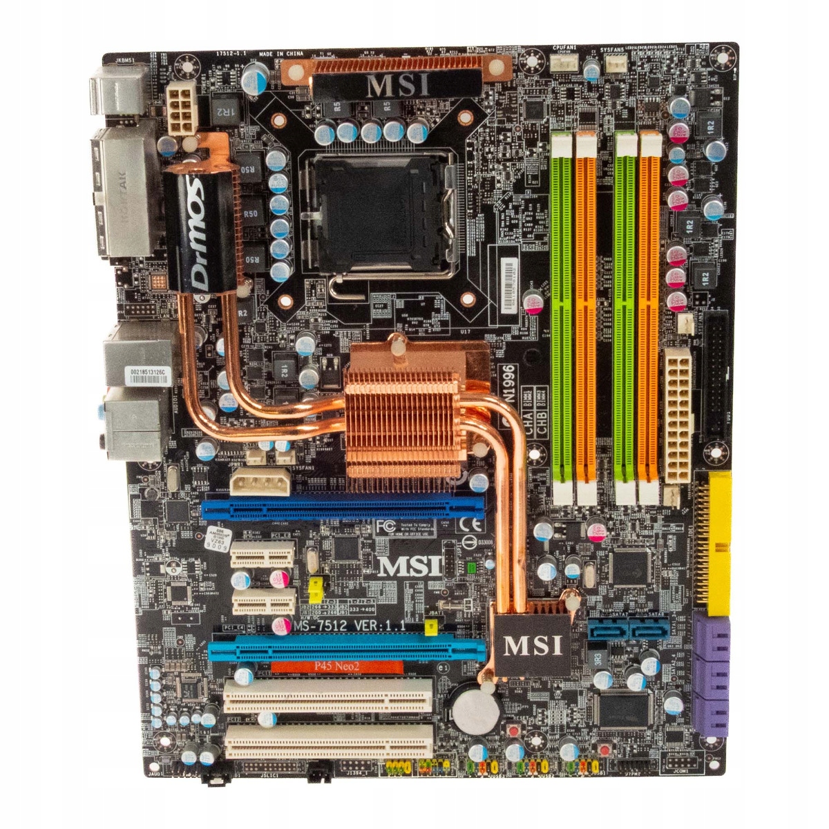 Msi P45 Neo2 MS-7512 VER:1.1 Socket LGA775 DDR2 PCIe Pci Atx