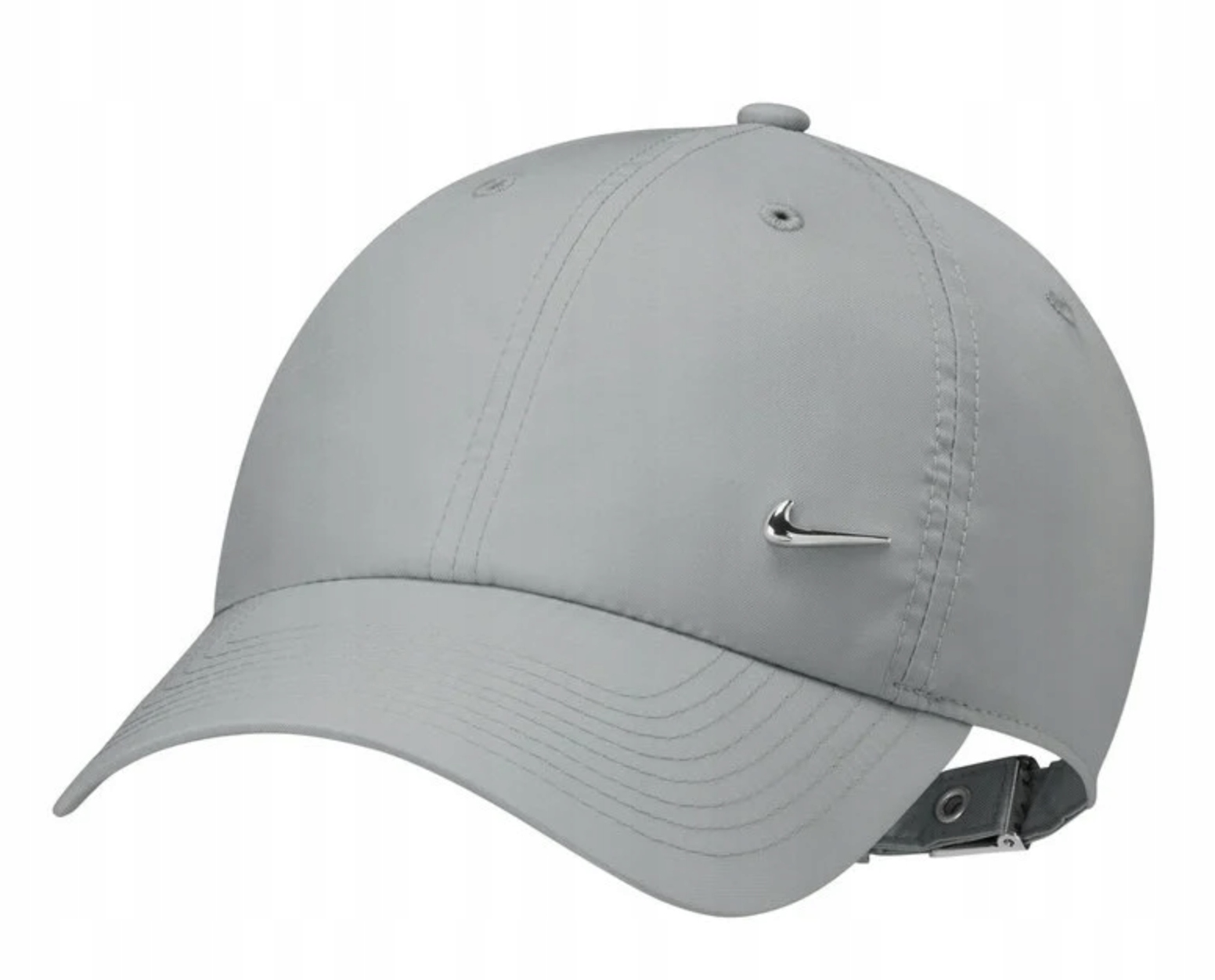 FB5372-077 Czapka Z Daszkiem Nike Dri-fit Club Szara M\L