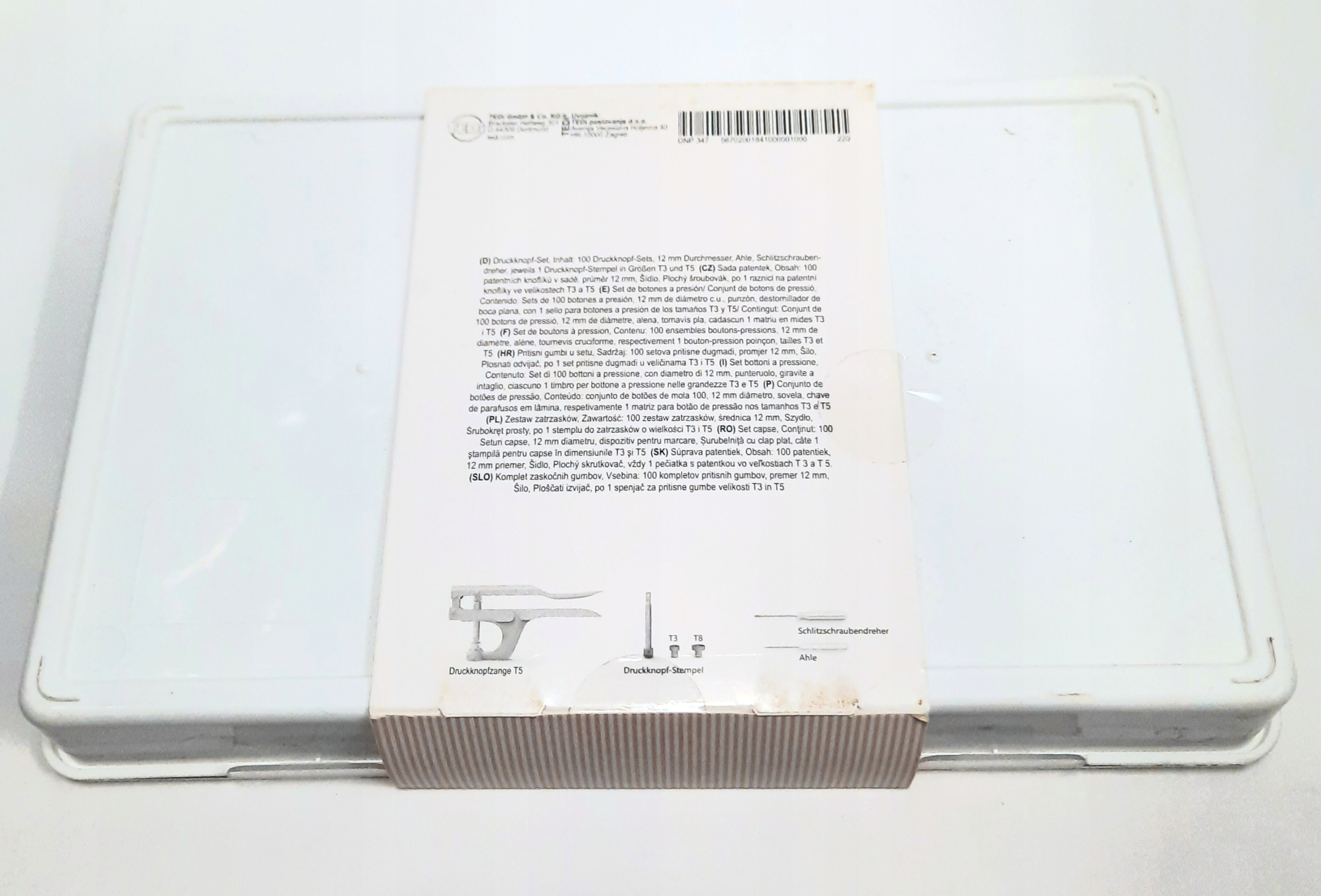 ZESTAW ZATRZASKÓW HANDMADE Stan opakowania oryginalne