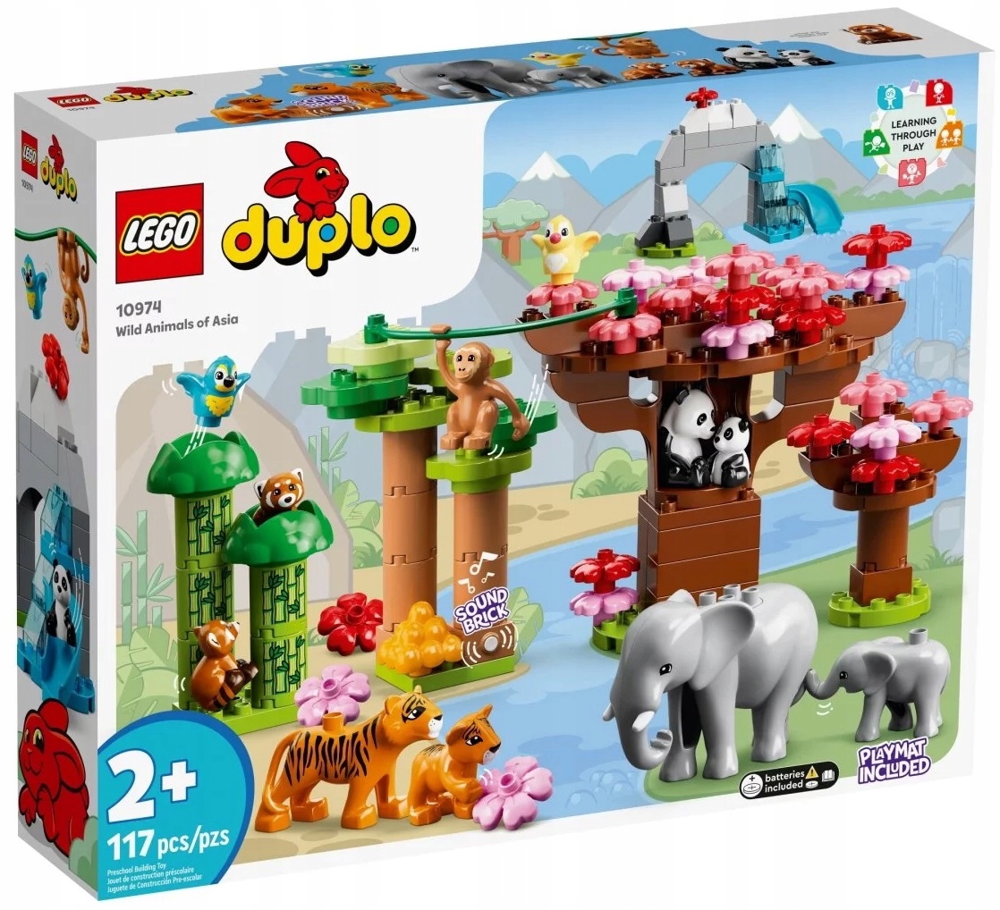 LEGO Duplo 10974 Dzikie zwierzęta Azji Marka LEGO