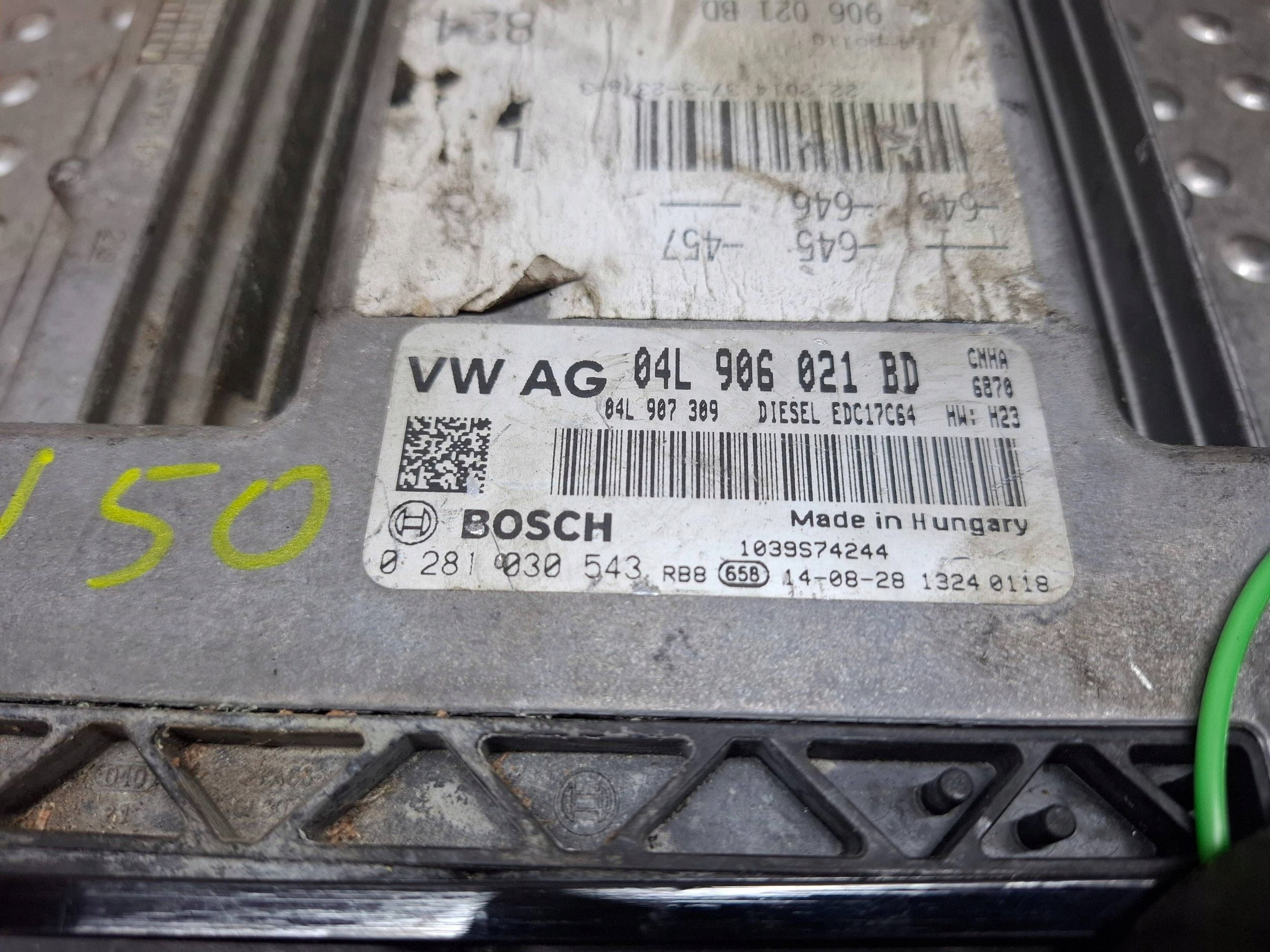 computer control unit of the engine 04L906021BD 0281030543 AUDI A6 C7 2.0 TDI