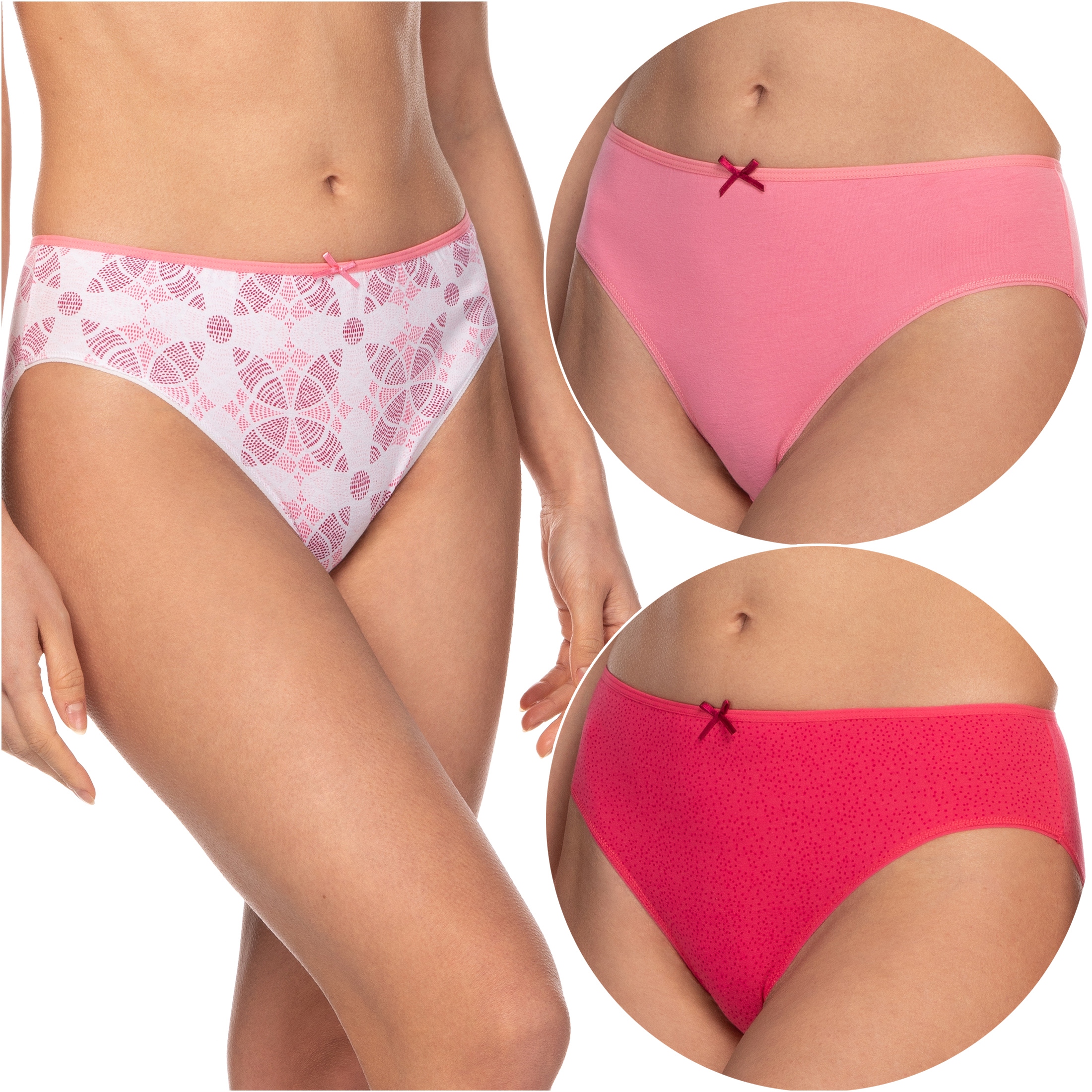 

Majtki damskie Figi bikini 3-PAK Lama 122BI-41 M