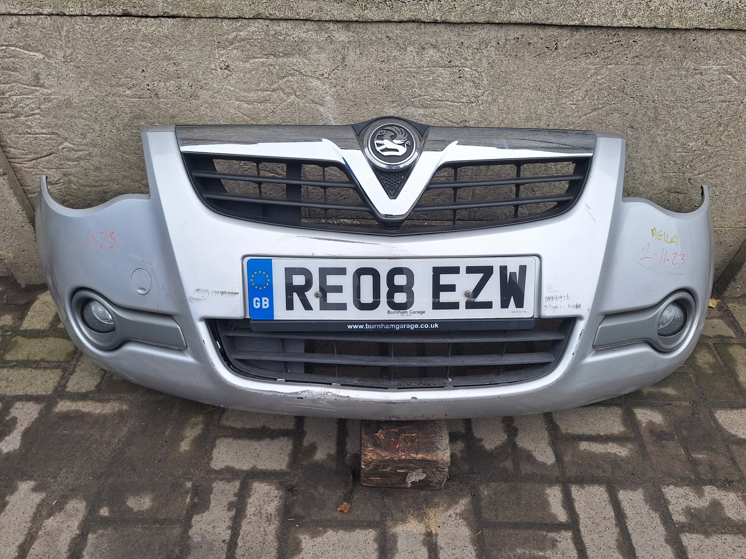 OPEL AGILA B 08-14 bumper