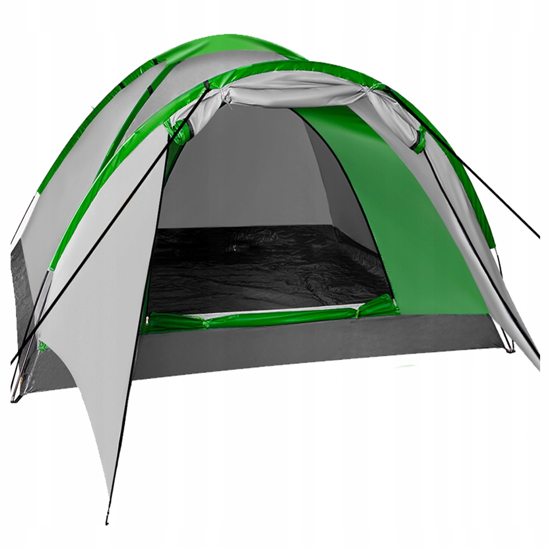 Kempový Stan Iglo Garden Pro 4 Osoby 320x200CM, Rodinná Strašidla Pro 2+2 Osoby