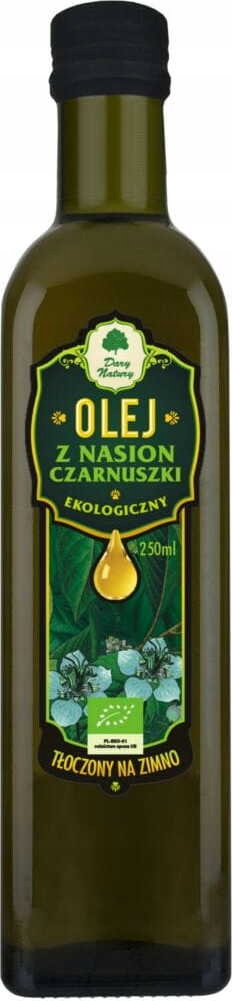 Levně Olej Z Černých Semínek Virgin Bio 250 ml Dary Natury