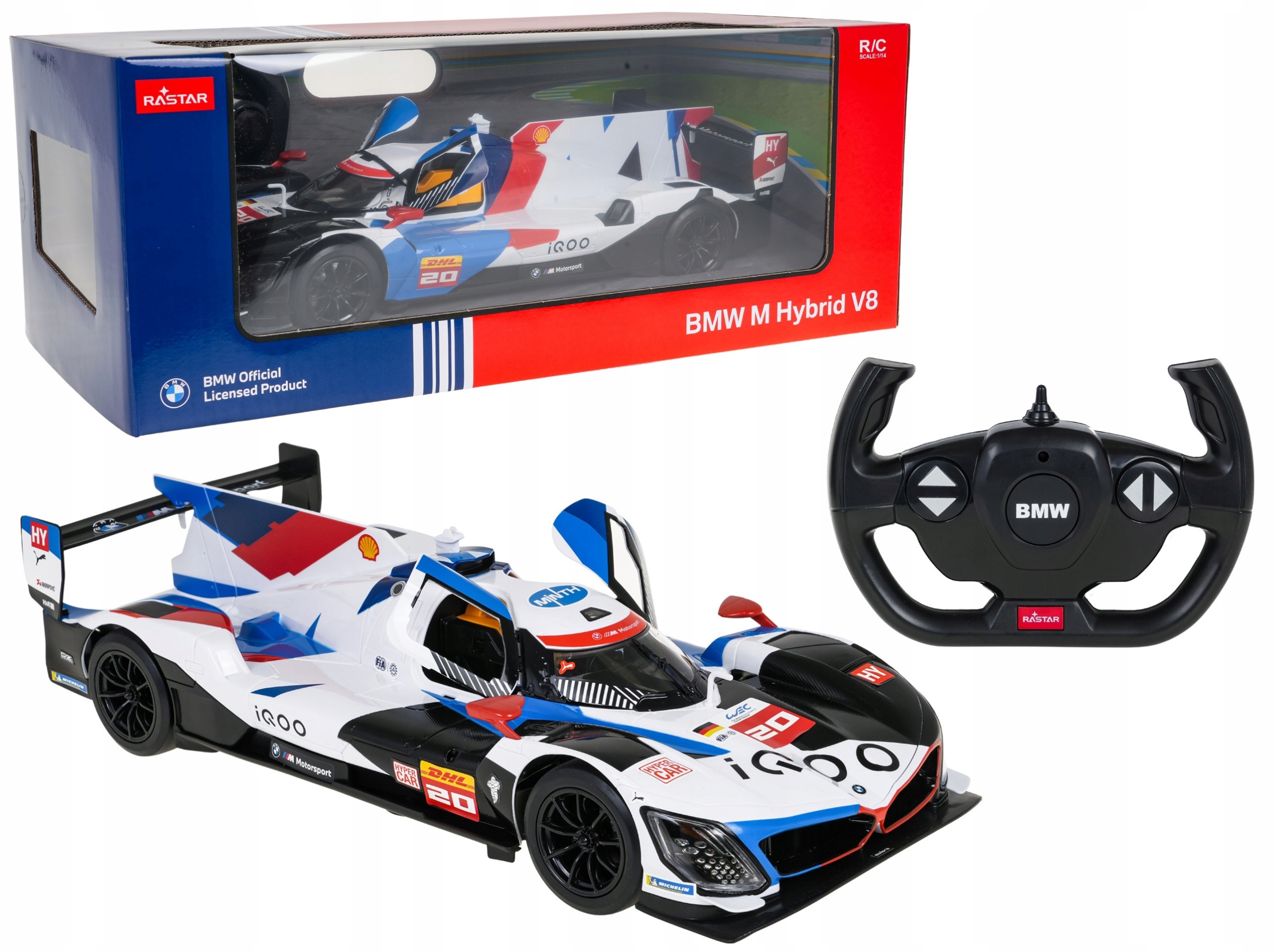 Autko R/ C 1:14 Bmw M Hybrid V8 Biały Rastar Rastar