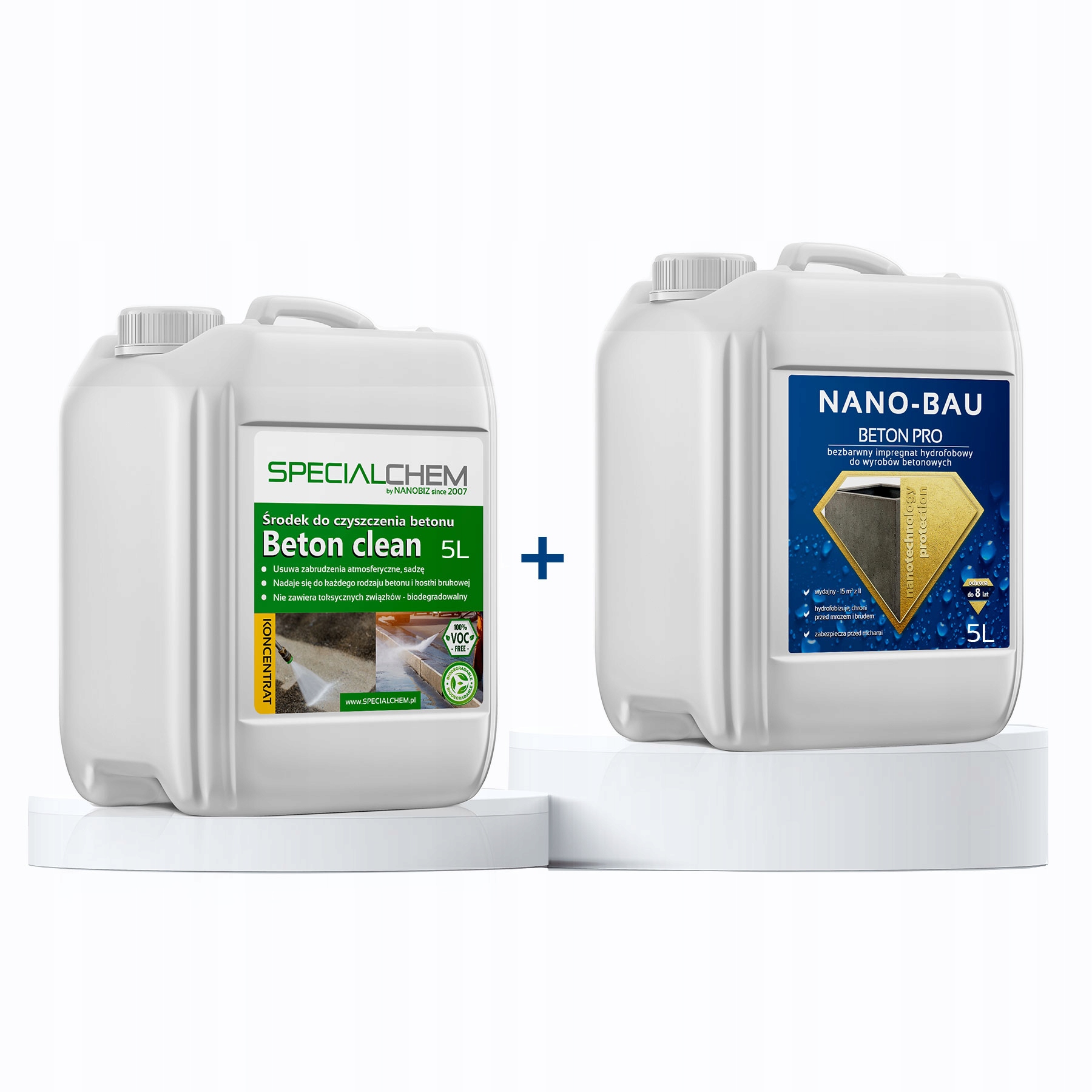 Sada pro Betonu Nano-Bau Beton Pro 5L Specialchem Beton Cleaner 5L