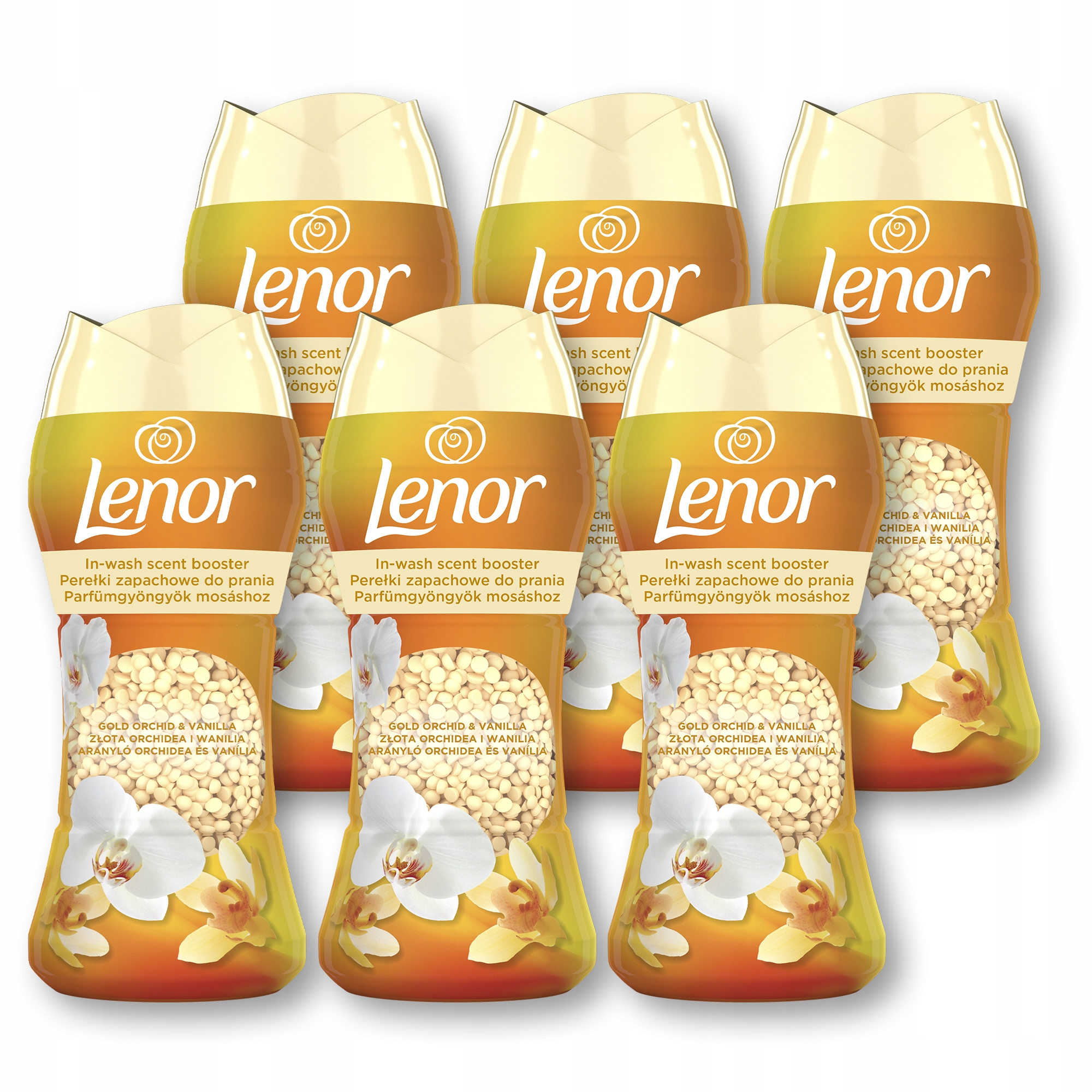 6 x Lenor Perełki zapachowe 195g, Gold Orchid & Vanilla