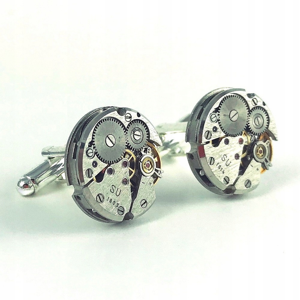 Postříbřené Spony Round III Silver