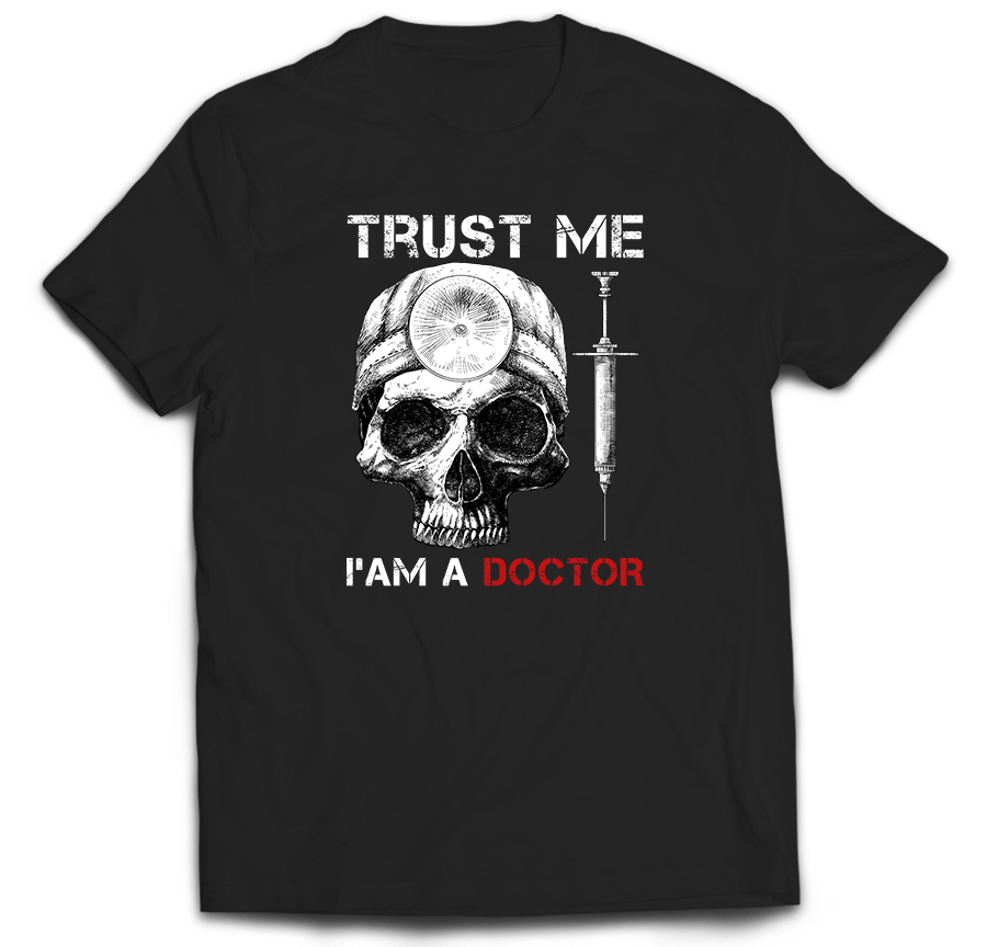 

T-shirt lekarz doktor trust me doc doctor L
