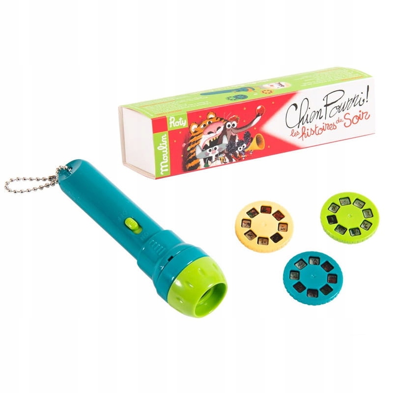MOULIN ROTY Projektor do bajek latarka Pies Pourri Przygody Psa