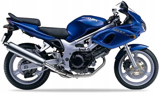 Samolepky Na Motocykl Juula Pro Suzuki Sv 650 S 2000-2001 Modré YC2