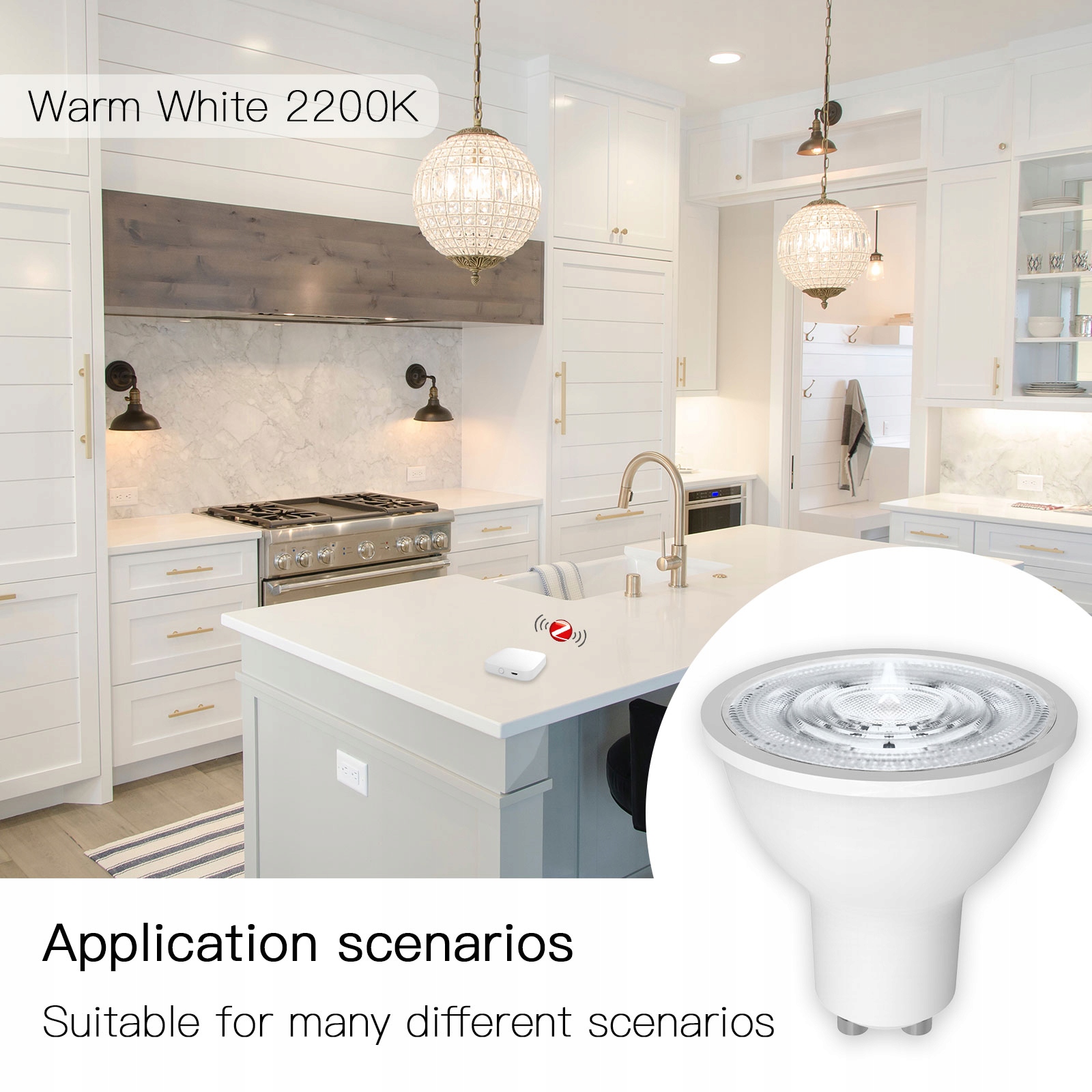 Żarówka LED RGB GU10 ZigBee TUYA SMART LIFE 3SZT Kod producenta ZB-TD-RWW-GU10*3