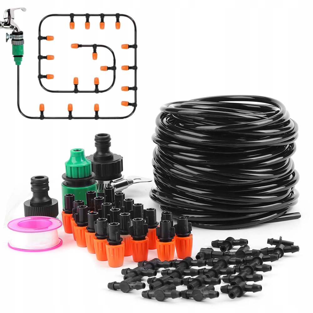 ZESTAW NAWADNIANIE KROPELKOWE SYSTEM 15M Marka bez marki