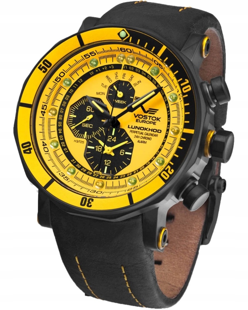 Nové originální hodinky Vostok Europe YM86-620C504 Lunokhod-2, řemínek, krabička