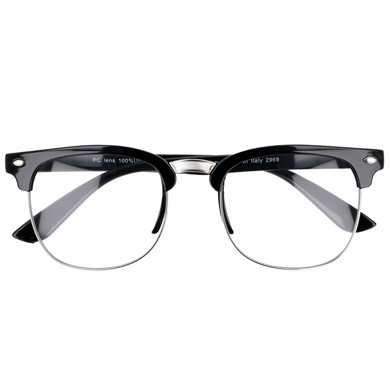 

Okulary Zerówki nerdy Kujonki vintage
