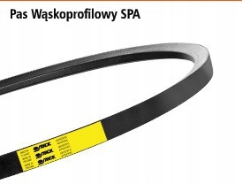 

SPA-2932 Pas Wąskoprofil Klinowy Spa 12.7x10 Żółty