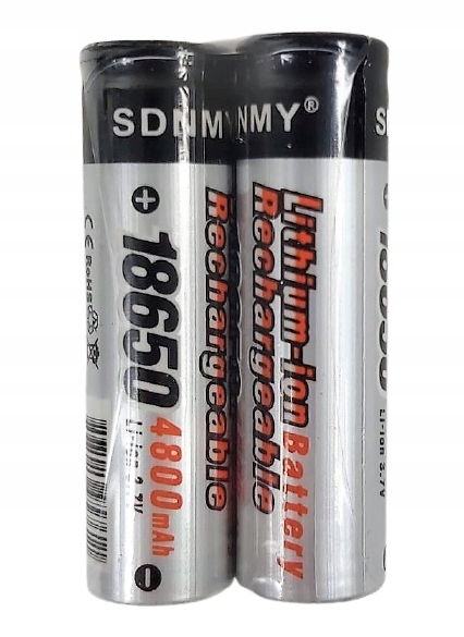 

2x Akumulator 18650 4800 mAh 3,7V Li-ion bateria