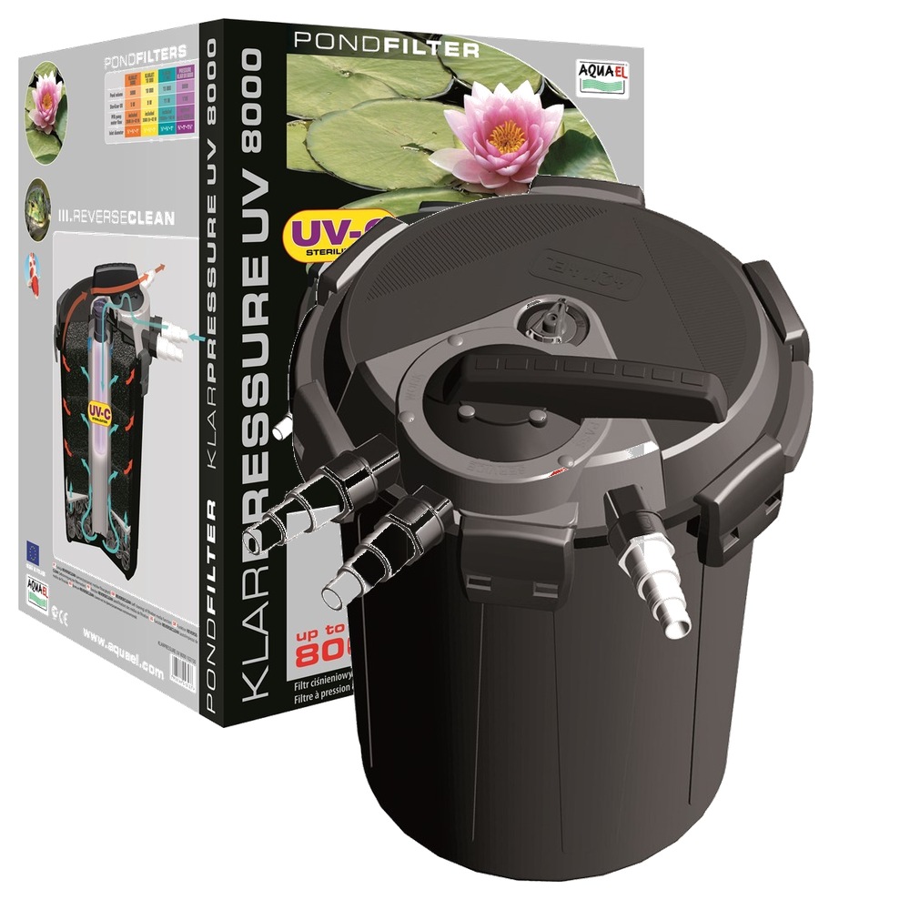 Aquael Klarpressure Uv-c 11W Filtr Ciśnieniowy do oczka wodnego