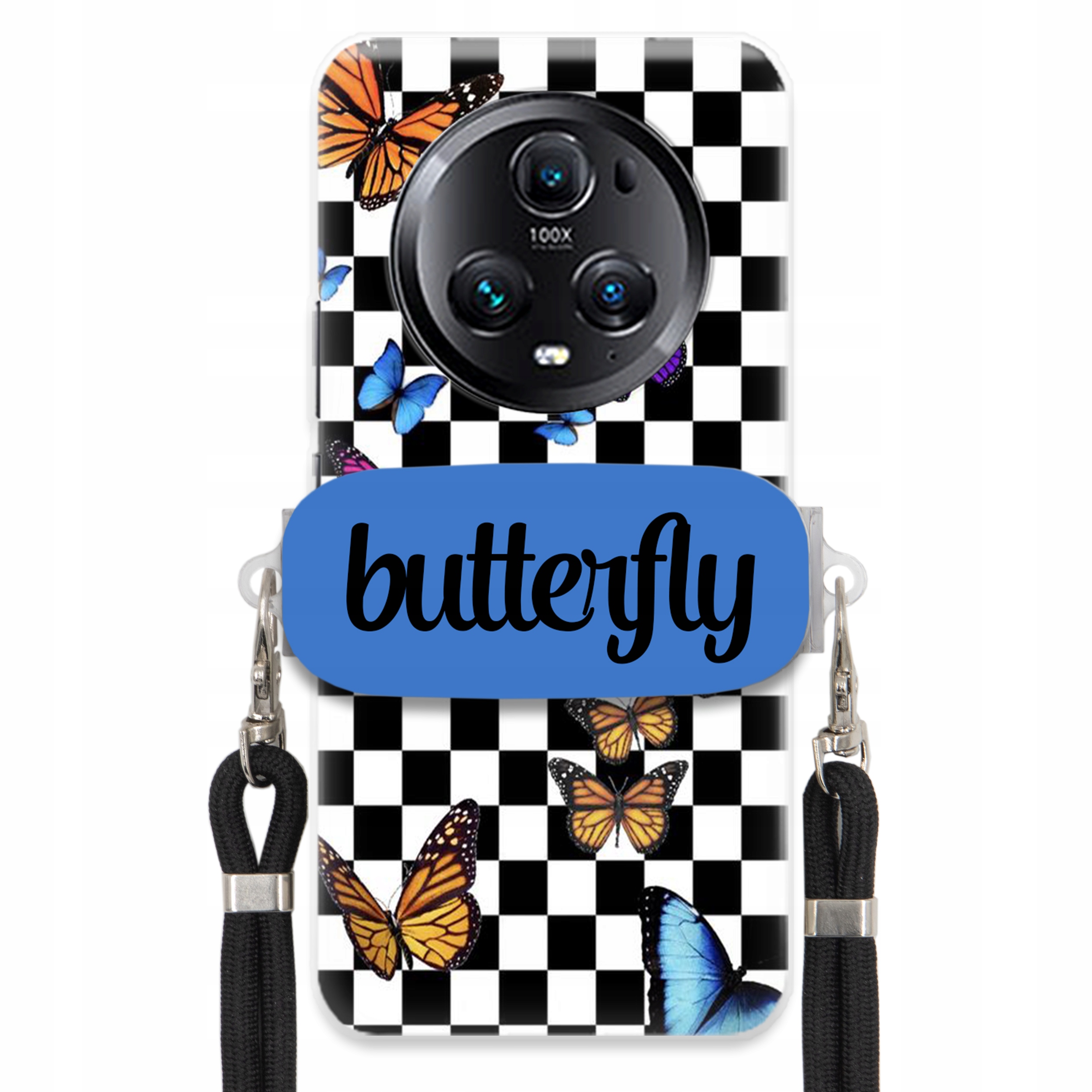 Puzdro Pre Huawei Honor Magic 5 Pro Case, Obdĺžnikový Držiak, Vodítko Typu Butterfly