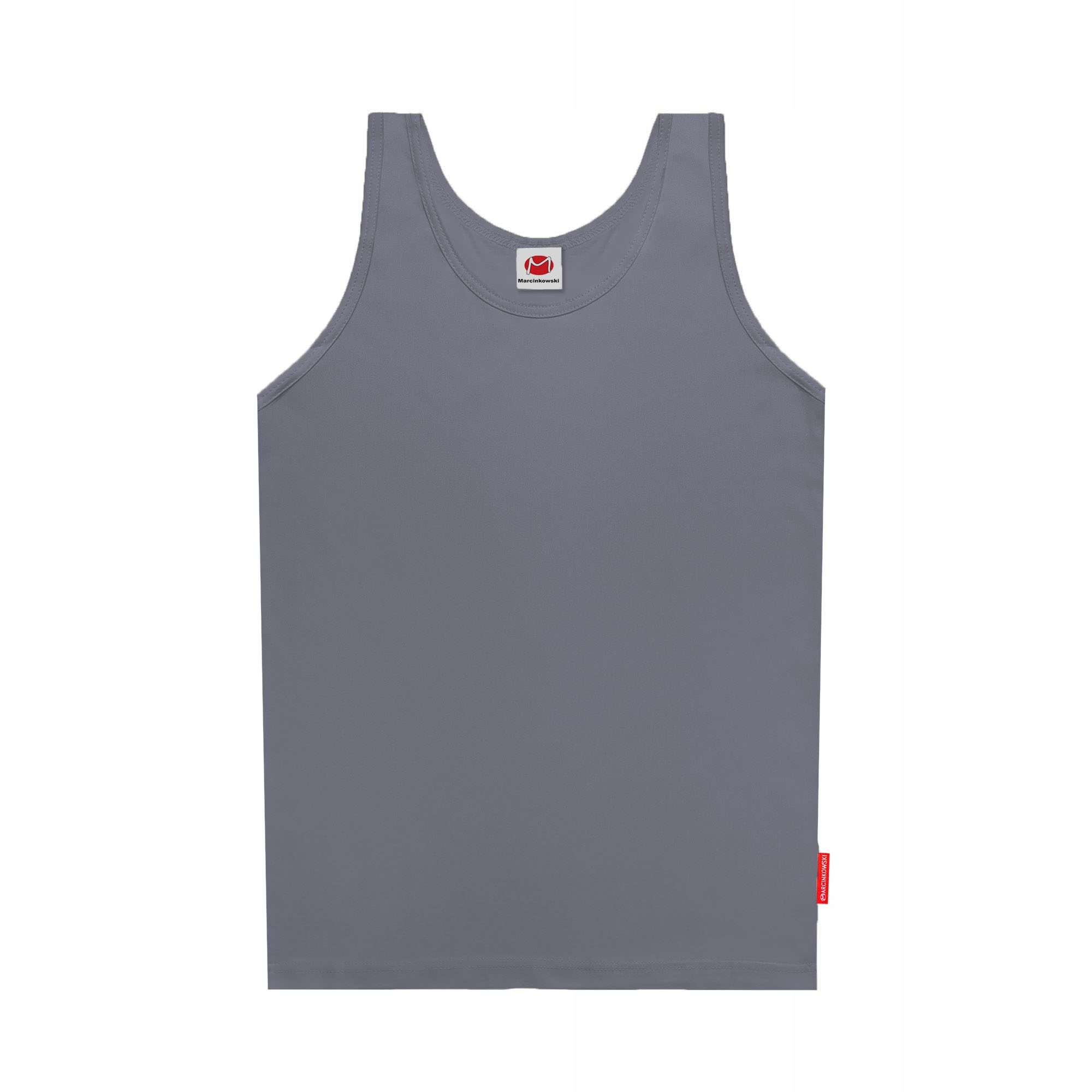 BAWEŁNIANA PODKOSZULKA MĘSKA PODKOSZULEK KOSZULKA BEZ RĘKAWÓW NA LATO S