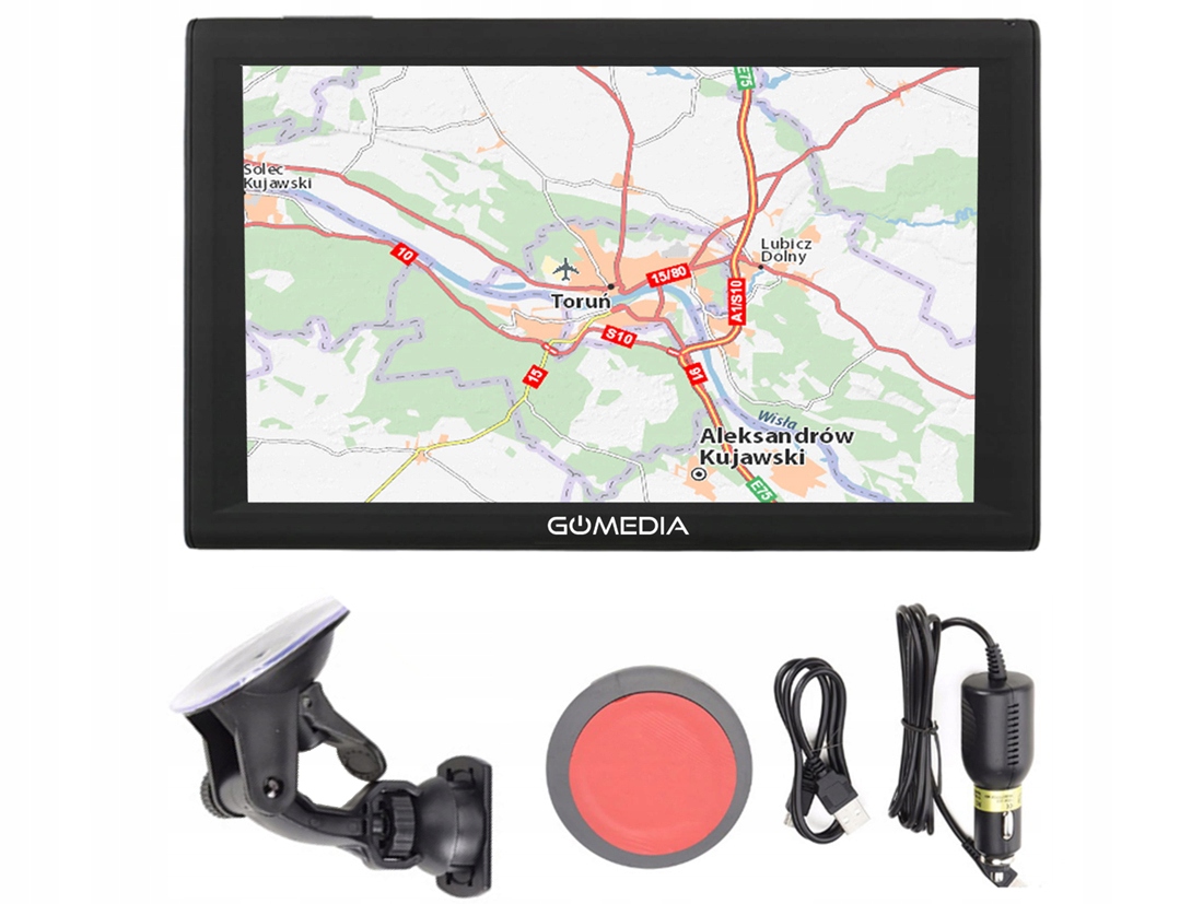 NAWIGACJA GOMEDIA GPS902 TIR CIEZAROWKA iGO Primo Map Visualization two dimensional three dimensional