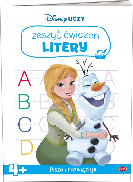 

Disney uczy. Kraina Lodu. Zeszyt ćwiczeń. Litery