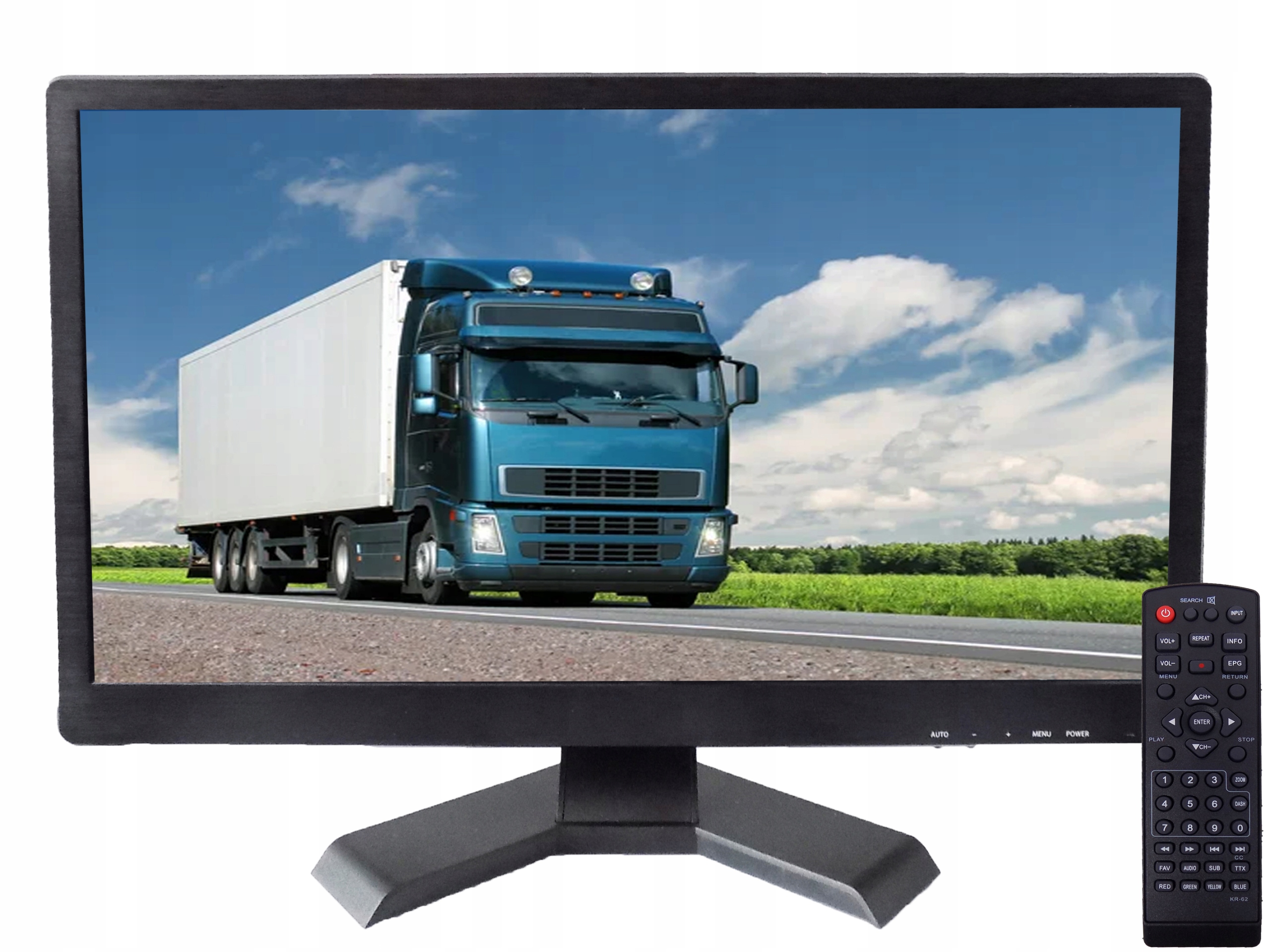 Telewizor Samochodowy Turystyczny Przenośny 12V 24V 230V Pvr Hdmi 21,5''