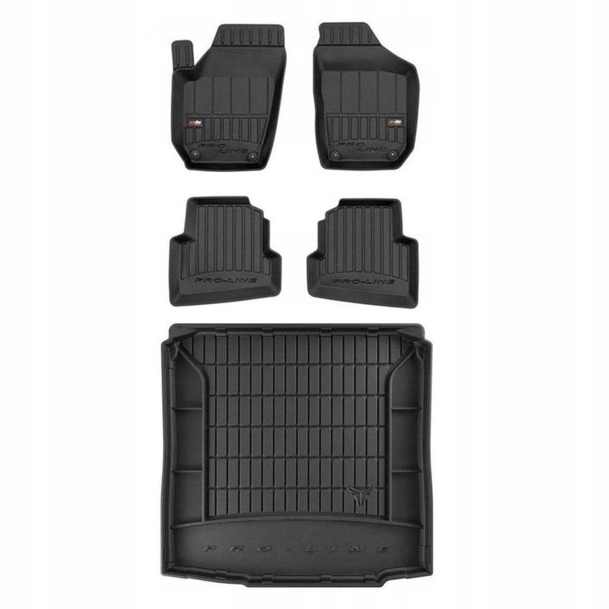 Gumová sada 3D koberčekov a rohoží Škoda Fabia II 2006-2014 Kombi, bez regulo